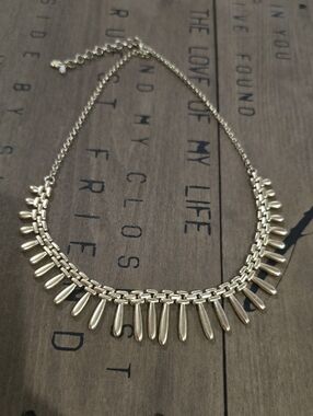 Gold Spike Link Necklace - Women Jewelry